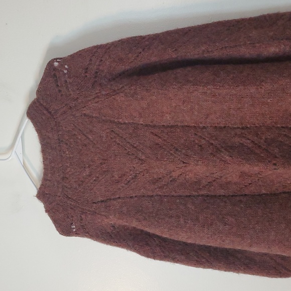 POL Wool Blend Oversized Cardigan Size Small Large Pockets BoHo Cozy Cabin - Picture 8 of 11